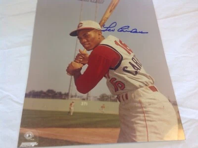 Leo Cardenas 8x10 Cincinnati Reds Autograph Photofile Photo 1960's - Image 1 of 3