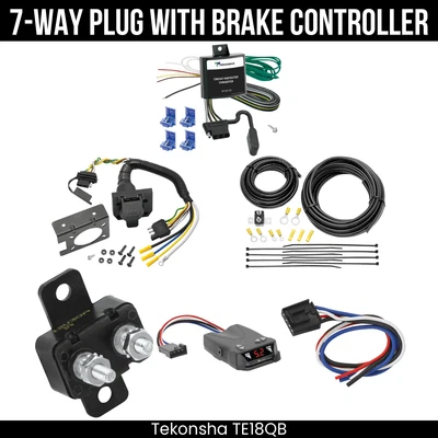 7-полосная проводка Tekonsha + управление тормозами для 98-02 Lexus LX470 Toyota Land Cruiser - Изображение 1 из 4