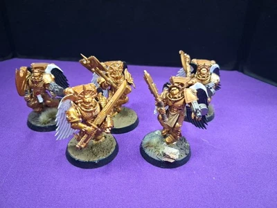 Warhammer 40K - Space Marines - OOP Rare Blood Angels Sanguinary Guards - Image 1 of 4