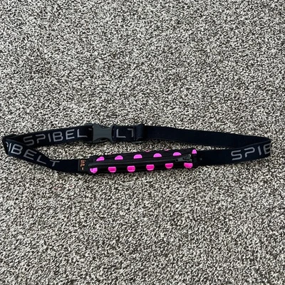 Cinto de corrida feminino SPIbelt original bolso roxo bolinhas tamanho único - Imagem 1 de 4