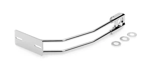 Chrome Rear Axle Mount Licence/Number Plate Holder Highway Hawk 59-0400 - Picture 1 of 6