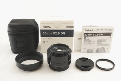 SIGMA 30mm F2.8 DN Art for Micro FourThirds Black In Box Lens from Japan #1320 - Image 1 of 4