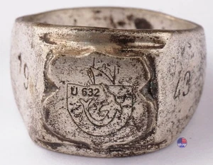 U632 Schwertfisch Angriff auf Schiff 1943 U-Boot WW2 German Ring Marine U-Boot U-Boot - Bild 1 von 15