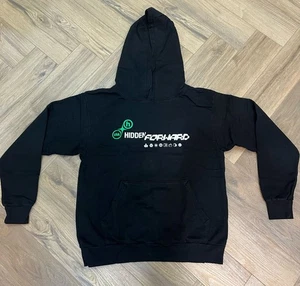 Sudadera con Capucha Negra Hidden NY Forward Tech Gráfico EE. UU. Icono Ropa de Calle Gota - Imagen 1 de 2