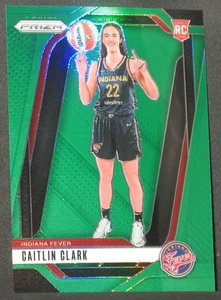 Caitlin Clark 2024 Panini Prizm WNBA Green Rookie Parallel #145 Indiana Fever - Picture 1 of 2