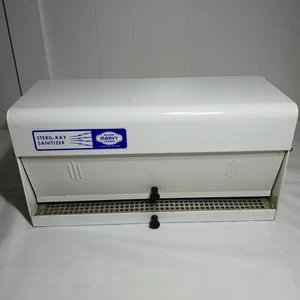 Vintage Marvy Steril Ray Desinfektionsmittel Modell 10 MCM Barbershop funktioniert SIEHE FOTOS - Bild 1 von 12