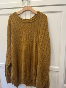 King Size 5XL Strickpullover braun Rundhalsausschnitt - Bild 1 von 3