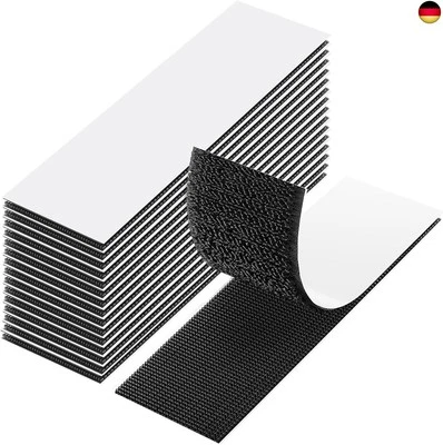 15 Stück Klettband Selbstklebend Extra Stark, 30mm x 100mm Klettverschluss  - Bild 1 von 4