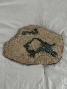 PLACA DE ARTE PRIMITIVO JOHN RUNNINGS FRAGS, 1993 - Imagen 1 de 3