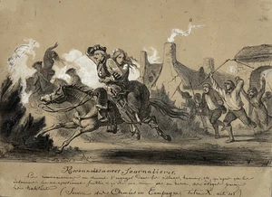 Tagesanerkennungen ORIGINALZEICHNUNG signiert LEMUD Militaria 19. Jh. - Bild 1 von 3