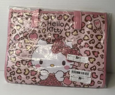 Bolso de Mano Sanrio Hello Kitty Rosa Leopardo Cuero Vegano Mujer Grande Bolso de Hombro Foto 1 de 4