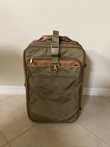 Hartmann Expandable Rolling Wheeled Suitcase  22”x14”x9” w Extras - Picture 1 of 6