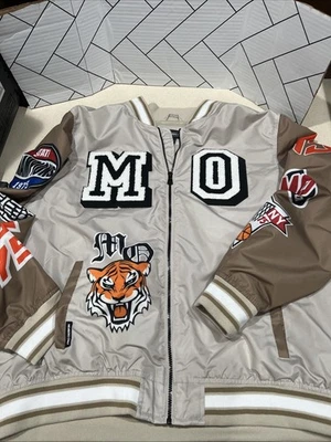 Chaqueta cortavientos universitaria con cremallera 1975 New York Tiger abrigo XL para hombre SOLO PARA MIEMBROS Foto 1 de 4