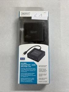 Digitus 4K Mini Displayport Hdmi Splitter 1 × 2 Adapter - Bild 1 von 2