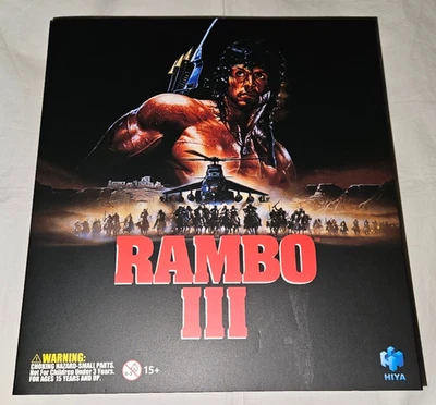 Фигурка Hiya Toys Rambo III John Rambo масштаб 1:12 изысканная суперсерия открытая коробка - Изображение 1 из 4