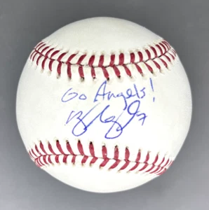 Zack Cozart Signed MLB Baseball ~ "Go Angels!" Inscription ~ Reds  ~ Angels - Picture 1 of 2