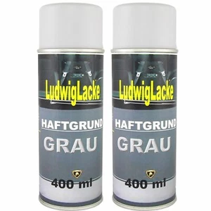 Haftgrund GRAU 2 x 400ml  Rostschutz Grundierung Spraydosen Made in Germany - Bild 1 von 5
