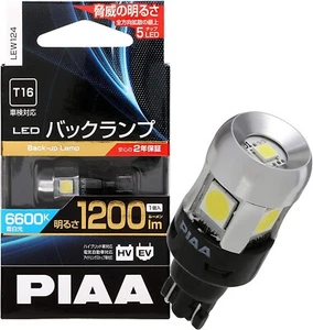 PIAA LEW124 LED backup light bulb T16 6600K White 1200lm 5W 1pcs. - Picture 1 of 6