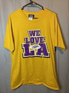 Vintage Y2k Los Angeles Lakers 2003 Playoffs We Love LA Shirt NBA Erwachsene Large - Bild 1 von 4