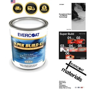 Polyester Primer Surfacer Spray Gel for Metal Fiberglass Waterborne 128oz - Picture 1 of 9