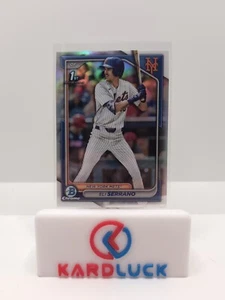 2024 Bowman Draft Chrome Eli Serrano 1st REFRACTOR BDC-163 New York Mets - Picture 1 of 2