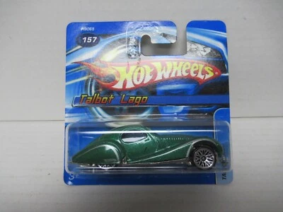 2006 Hot Wheels Green Talbot Lago On Short Card - Image 1 of 3