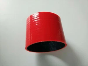 Tubo de admisión intercooler rojo 4,5" 114 mm de acoplador de silicona recto 76 mm - Imagen 1 de 4