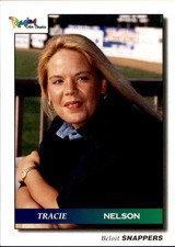 1996 Beloit Snappers Team Issue #25 Tracie Nelson Williamsburg Iowa Wisconsin WI