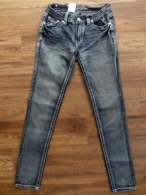 NUEVO CON ETIQUETAS VIVI DIVA Vaqueros Elásticos Mujer Talla 6/28 Foto 1 de 4