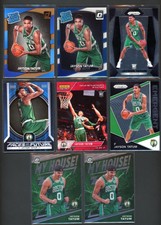 2017-18 Jayson Tatum Rookie Lot. Prizm, Optic. 6 Rookie Cards. SSP /102. Celtics