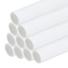 10pcs Plastic Model Tube ABS Solid Round Bar 0.31" OD White Easy Processing