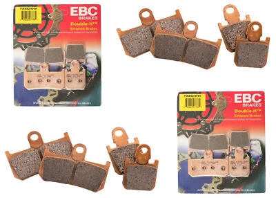 2 Sets EBC Double H Sintered Front Brake Pads Honda CB650F Yamaha VMX1700 YZF-R1 - Изображение 1 из 3