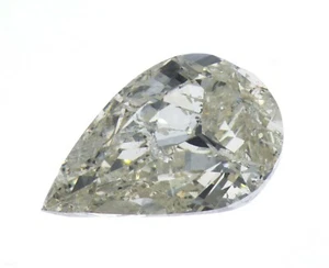 Yellow Diamond Natural Color 1.03 Carat Loose None Certified Pear Cut - Picture 1 of 2