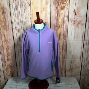 Champion Big Girls Micro Fleece Quarter Zip Jacket - Med (10/12) NWT  - Picture 1 of 4