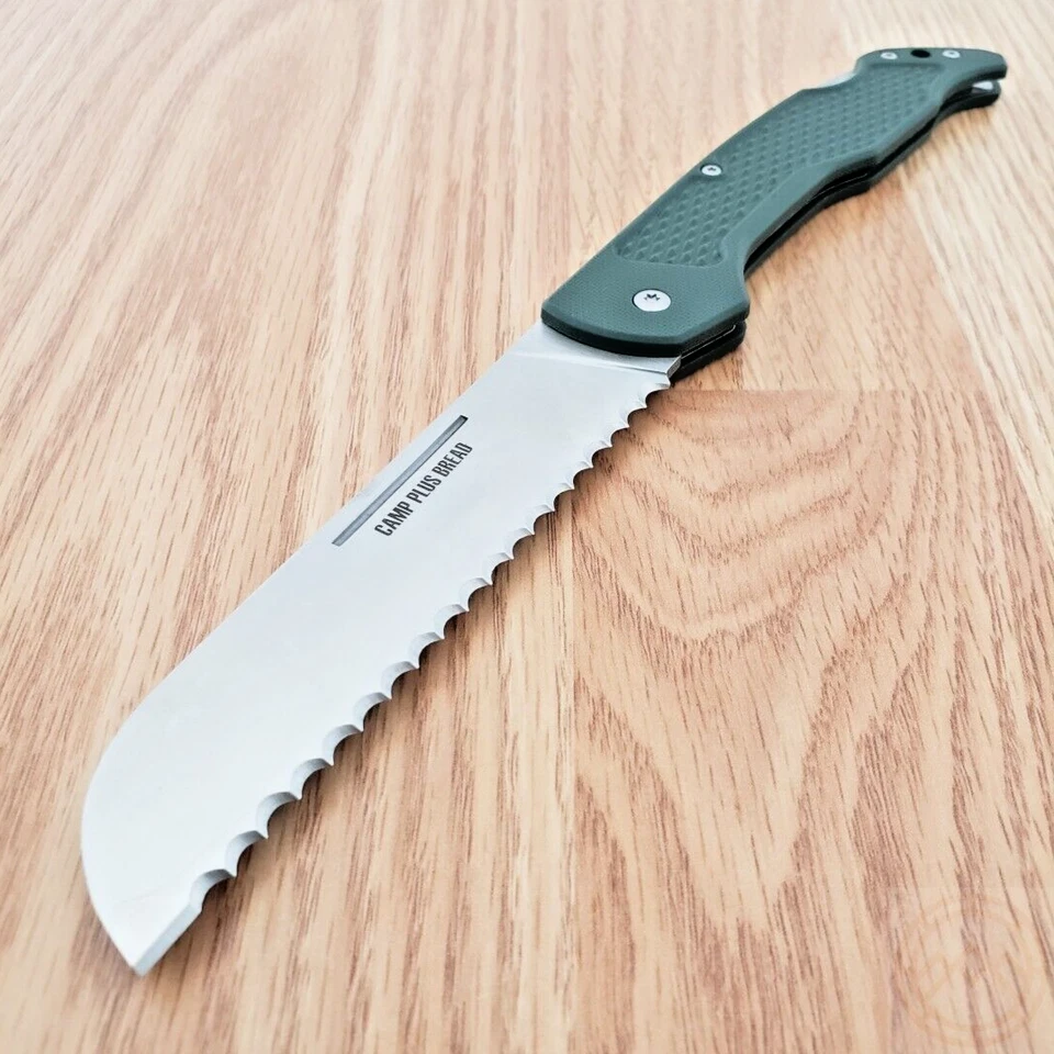 Ontario Camp Plus Bread Folding Knife 4.25" Stainless Steel Blade GFN Handle - Image 1 of 4