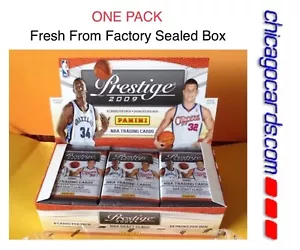 2009-10 Prestige HOBBY Confezione da 8 cd Look4 Steph Curry RC Kobe Bryant toppa logo auto - Foto 1 di 14