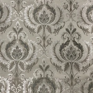Premium Damask Jacquard Fabric, 54" Wide, Upholstery Curtain Crafts, by the Yard - Picture 1 of 8