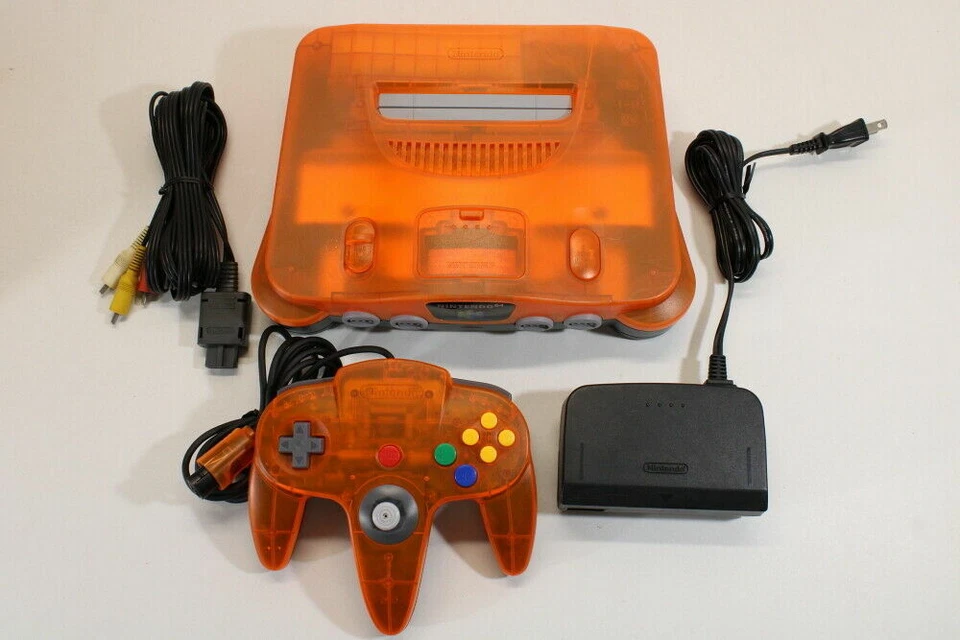Consola Oficial NINTENDO 64 N64 Paquete LIBRE DE REGIÓN Juega Juegos de EE. UU. y Japón Fabricante de Equipo Original Foto 1 de 1