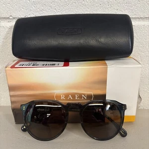 Lunettes de soleil Raen Remmy monture cristal brouillard gris polarisées 52 20 - 145 neuves avec étui - Photo 1 sur 5