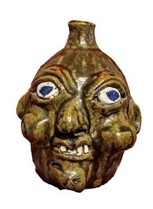 Face jug .. Southern Pottery Ugly Jug - Grace Nell Hewell - Picture 1 of 5
