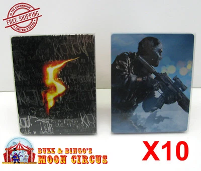 10x XBOX 360 CIB GAME BLU-RAY STEELBOOK G2 - FUNDA PROTECTORA TRANSPARENTE CAJA Foto 1 de 4