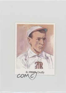 1990 The Official Hall of Fame Sticker Book Records Stickers Hugh Duffy #8 HOF