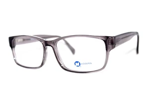 NUEVOS MARCOS DE GAFAS AUTÉNTICOS GRISES LISOS ÓPTICOS MODERNOS 60-17-150 MM - Imagen 1 de 7
