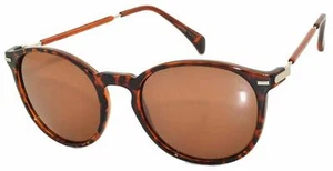 01-01 Mujeres Gafas de sol Plástico Marco Leopardo Marrón Lentes Protección UV Nuevas - Imagen 1 de 1