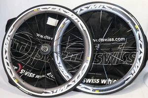 Mavic Cosmic Carbon SL Road Front & Rear 18x622 700C 28" Wheels w/CYCLEOPS READ! - Picture 1 of 21