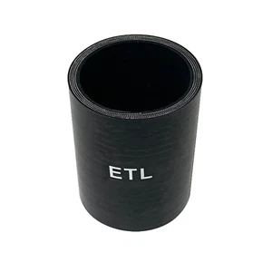 Black Straight Silicone Hose 2.00" Diameter intercooler turbo Tube pipe New - Picture 1 of 7