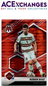 2021-22 Mosaic Road to FIFA World Cup #108 Ruben Dias Red Pulsar Prizm - Bild 1 von 2