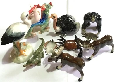 Poupées Maison Céramique Animaux Divers Unique Fait Main Ornement Accessoire ML - Photo 1/4