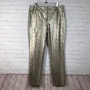 Pantalones de control de abdomen Alfani Gold Python talla 10 nuevos - Imagen 1 de 7
