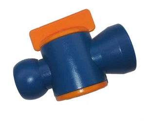 Válvula de cierre 1/4" manguera articulada válvula de cierre para manguera de refrigerante 1/4" - Imagen 1 de 1